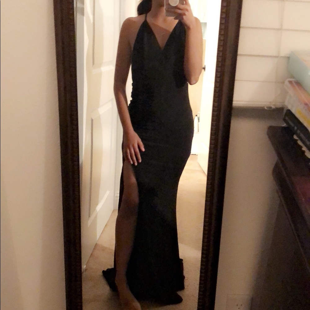 Abyss by abby black tight dress.